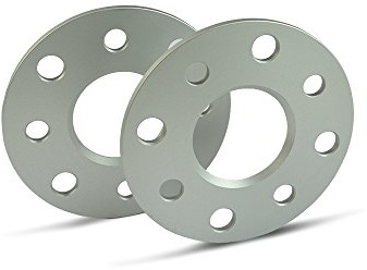 SCC Spurverbreiterung 10213E - silber eloxiert - LK: 112/5 NLB: 66,6 - 5mm - 2 Stück