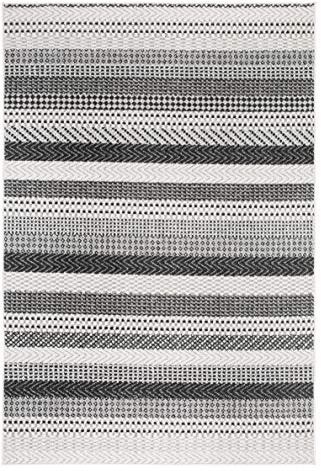 andiamo Webteppich Bolonia Streifen-Muster modern Polypropylen Öko-Tex 100 Teppich in hellgrau, 160 x 235 cm