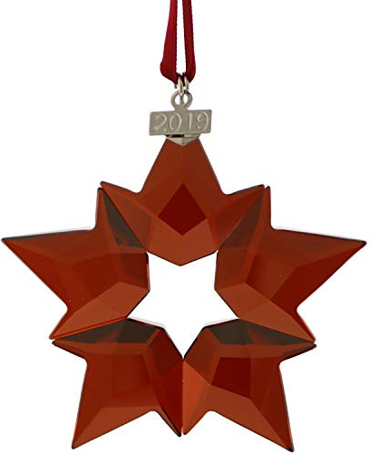 Swarovski Crystal Red Star Holiday Ornament Annual Edition 2019