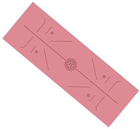 FANSU Hot Yoga Handtuch rutschfest Fitnesstuch Weich Atmungsaktiv Antirutsch Yogatuch mit Hoher Bodenhaftung Tragbares Yogahandtuch für Bikram und Pilates (185cm*63cm,Rosa)