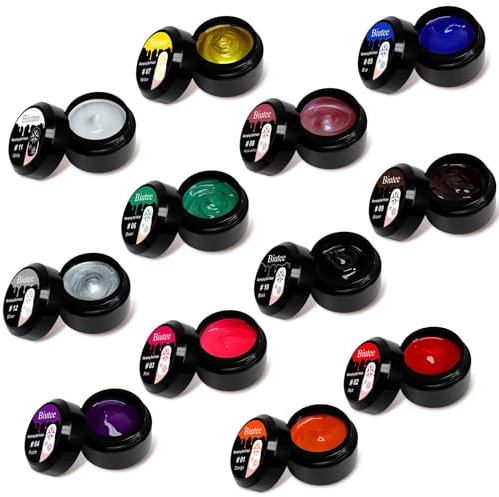 Biutee Stamping Gel Polish, 12 Farben 8ml UV Stamping Gel Nagellack Nail | Stamping Gel Polish, 12 Farben UV Nagellack 8ml Stamping Gel Nagellack Nail