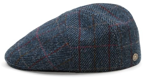 Sterkowski Ivy Five | 100% Harris Tweed Schirmmütze für Herren und Damen | Elegant Praktisch Flat Cap