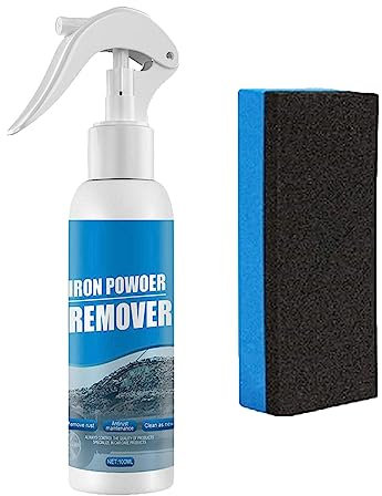 MoriAction Ouhoe Iron Powder Remover, Ouhoe Car Rust Remover Spray Metal Surface Chrome Paint Car Cleaning, pour l'élimination de la Rouille de Divers métaux, inhibiteur de Rouille (1 pièces)