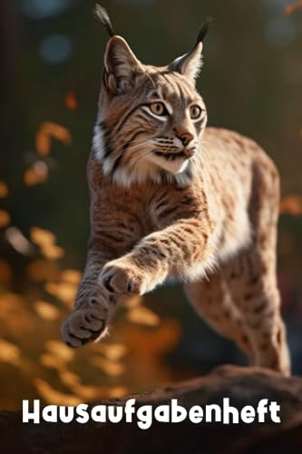 Luchs Hausaufgabenheft: Kleines und einfaches Raumschiff Hausaufgabenheft für Luchs Fans