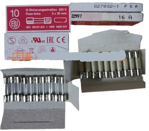 MPGOOD 1PCS 179020 Schnelle Glassicherung 100MA 1,6A 2A 2,5A 3,15A 4A 5A 6,3A