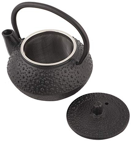 Tomotato 300ml Teiera in Ghisa, Giapponese Tetsubin Bollitore con Infusore in Acciaio Inox per Induzione di Gas