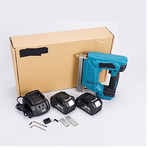 Grapadora, Pistola de clavos eléctrica de 20V for 422J, clavadora de de uñas, grapadora, grapadora de muebles, herramienta eléctrica for carpintería para proyectos de carpintería, profesionales y de (