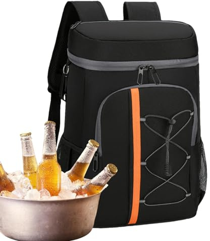 mochila de enfriamiento, mochila más fresca aislada,Paquete refrigerador de mochila aislada | Refrigerador que acampa, bolso ligero del refrigerador de la mochila, mochila del pecho del hielo para aca