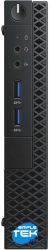 SIMPLETEK - 3050 Tiny Micro Mini PC | i3 | Windows 11 Pro | 480GB SSD | 32GB RAM | HDMI | DisplayPort (reacondicionado)