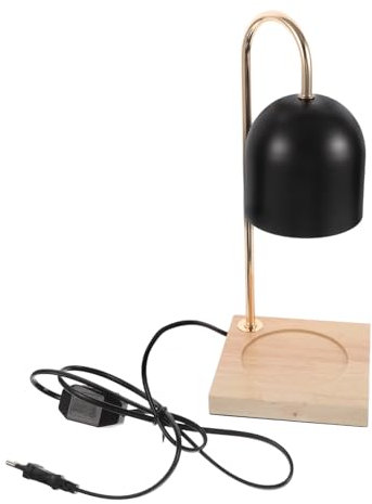 Mipcase Flammenlose Wachslampe Wärmere Lampe Wachswärmer Für Duftwachs Flammenlose Duftkerzen Anthropologie Duftende Wachswärmer Duftkerzen Für Zu Hause Holz Black