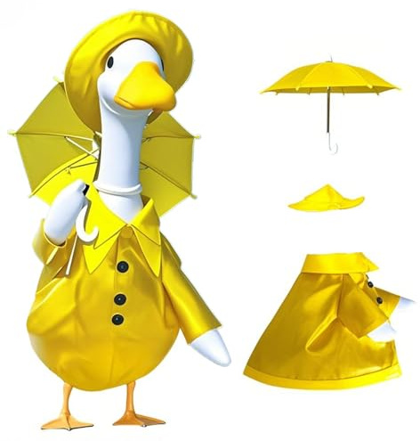 Porch Duck Outfits, Yard Mallard Outfits, 34.84x98.02 Inches Festive-Style Decoration, Cosplay Dress Up for Holiday Fun, Weather-Resistant Fabric with Seasonal Colors, Photos