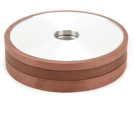 1 disco abrasivo diamantato da 100 mm - disco abrasivo in resina for fresa in acciaio al tungsteno - grana 150# - foro da 20 mm(12mm)