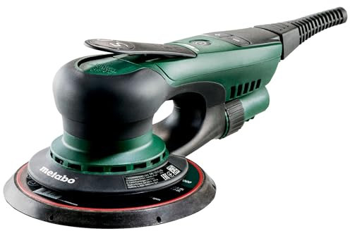 Metabo Exzenterschleifer SXE 150-5.0 BL – 615050000 – Schleifer mit kraftvollem Brushless-Motor – Nennaufnahmeleistung: 350 W – 4,3 m Kabellänge