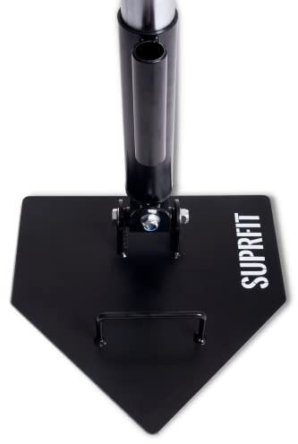 SUPRFIT Landmine Fitness Hantelhalterung - ideal für T Bar Row's & Core Training, Langhantel Halterung mit 360° Bewegungsradius als Eck Passform für Stangen mit 25/50mm Durchmesser, Tbar, T-Bar Row