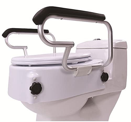 Antar AT51204 Toilettensitzerhöhung mit Deckel und Armlehne, 5000 g