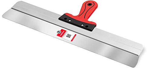 COMENSAL Flächenspachtel 500 mm - Profi Breitspachtel Edelstahl - Fassadenspachtel - abgerundeten Ecken - Rakel Spachtel - Made in EU
