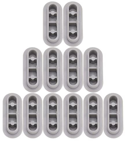 Lioaeust 12 cuscinetti paracolpi per sedile WC, antiurto, ricambi per cuscinetti, accessori, parti (cuscino per sedile)