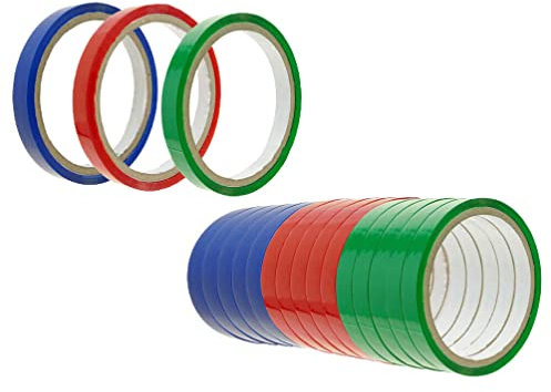 HEMOTON 18 Pezzi Nastro Sigillante Per Sacchetti In Polietilene Nastro Sigillante Trasparente Per Sacchetti Nastro Sigillante Premium 12 Mm