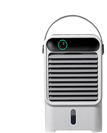 HHUARI Enfriador de Aire Acondicionado portátil, Ventilador de luz Recargable USB sin aspas para el hogar, habitación, Espacio Personal, electrodoméstico The New