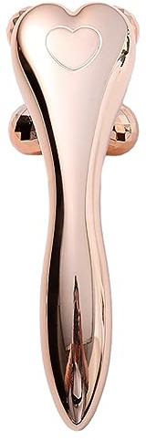 Rouleau facial | Têtes rotatives à 360° Lift Face Roller,mise en forme du visage avec poignée en arc, rouleau facial manuel pour le visage, les yeux, le cou, le rouleau soin Teksome