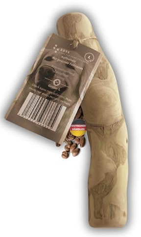 Zoys Kaffeeholz für Hunde - Natürlicher Kauknochen für Hunde in 5 Größen - Kaustab für Zahnreinigung & Zahngesundheit & nachhaltige Beschäftigung - Hundezubehör langlebig & risikoarm (L, 1, stück)