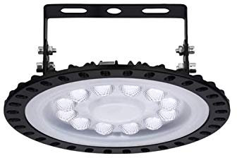 50W LED UFO 4000LM, Proiettore Faretto LED Lampadario Lampada Interni Industriale LED Luce Bianca 6000K, con angolo regolabile a 180 °, Impermeabile IP65 Fari Potente Risparmio Energetico Faretto (Co