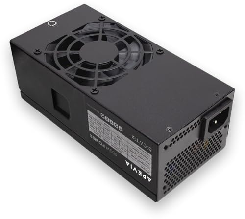Apevia TFX-PFC500W TFX 500W Cables fijos, Fuente de alimentación Activa PFC de Rango Completo