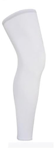 CHUBARIY 1PCS Sports Knee Protector Brace Strap Breathable ANTI-UV Outdoor Cycling Leg Sleeve Basketball Leg Sleeve Knee Support Pads Knee Support Brace(WHITE,M)