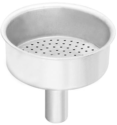 Embudo de repuesto para cafetera moca, 1 taza, filtro de embudo de aluminio, repuesto de embudo de olla Moka (1 pieza, 1 taza)