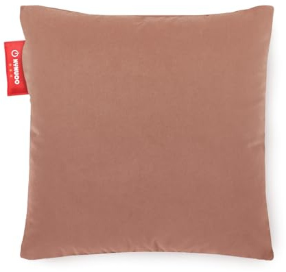 Nunuoo Samt-Heizkissen – Infrarotheiztechnologie – Heizelemente – mit automatischer Abschaltung – Winterkissen – kabellos – USB wiederaufladbar – 4 bis 8 Stunden Wärme (45 * 45 Rosa)