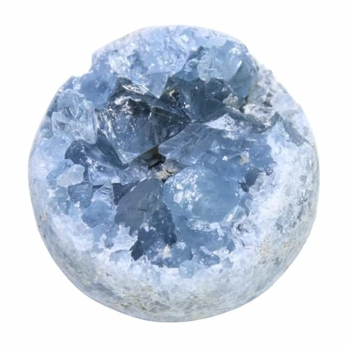 Celestite kristaller, kristallkluster, raw kristaller, Witchcraft Crystals, Blue Calcite Crystal, Blue Crystal, Witchcraft Supplies, kristaller och helande stenar (1,2 kg)