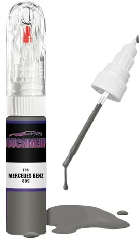 Lackstift-Set für Mercedes Benz Mojave Silver Metallic 859, Pinsel, Kratzer, Chip, Reparatur-Set