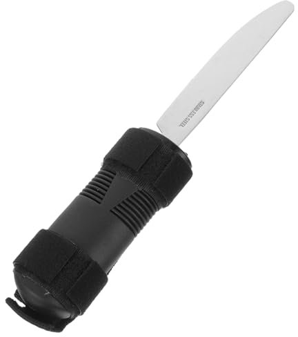 TOVINANNA Couteau Adaptatif Antidérapant Pour Personnes Handicapées Et Âgées Ustensile De Table Pratique Pour Faciliter Les Repas Et Améliorer Le Confort Au Quotidien