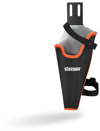 STOCKER - Funda profesional para motosierras eléctricas - Nailon resistente con placa de acero interna - Correas ajustables - 47 cm - Art. 430