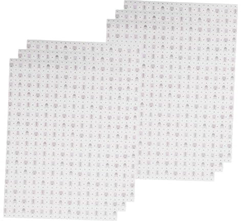 HAMPPLIES 6stücke Geschenkpapier Mit Blumenmuster Kariertes Seidenpapier Geschenkpapier Für Feiern Geburtstage Hochzeiten Babypartys Aus Dickem Beschichtetem Papier