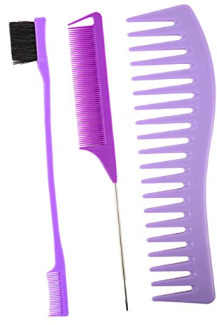 SAFIGLE 2juegos Cepillos Cardar Pelo Peines De Peluquero Material De Alisa y Desenreda