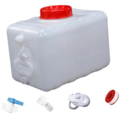 Sharplace Ensemble de conteneurs de Stockage d'eau, Carafe rectangulaire Portable pour Camping-Car, pêche, randonnée, Urgence