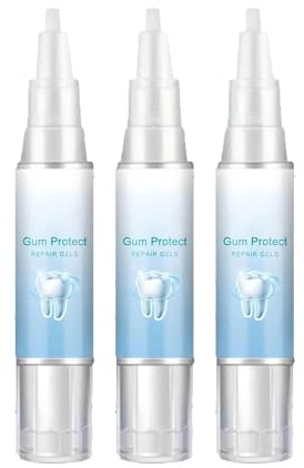 Gum Repair Gel - Terapia naturale per la protezione delle gengive, lenisce e rigenera le gengive, sbianca istantaneamente i denti, sicuro e delicato per denti sensibili, applicatore a pennello facile