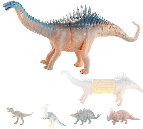 Dinosaur Corn Cob Holders, Reusable Dinosaur Corn on The Cob Holders, Unique Stainless Steel Prongs - Easy to Clean Animal Corns Cob Holders- for Family Meals Parties Outdoor BBQ (D)