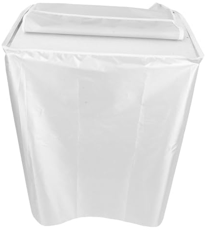 GALPADA Housse de Protection pour Protéger Votre Lave-linge Extérieur pour Machine à Laver Étanche et Facile à Installer en Polyester Argenté du Soleil Pluie