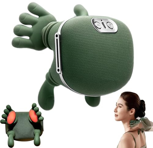 Handiva Massager - Official Handiva Neck Massager, TrueAlign Massage Master, 5D Nackenmassagegerät mit Wärme & 3 Geschwindigkeitsstufen, 5D Knetkissenmassagegerät, Massagegerät für Damen Herren