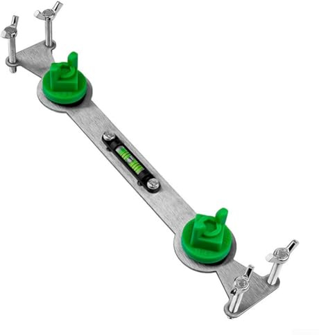 Nivelador de tubería de agua fría y caliente de metal con medidor integrado para un ajuste preciso de fontanería y alineación de cabezales de ducha, grifos, válvulas y mangueras, Scre ajustable