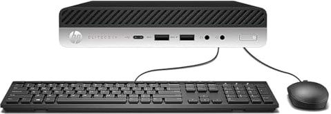 HP EliteDesk 705 G4 Mini Ordinateur de Bureau, AMD Ryzen 5 Pro 2400G, 8 Go de RAM, SSD de 256 Go, Wi-FI, Bluetooth, sans Clavier ni Souris, Windows 11 Pro (reconditionné)
