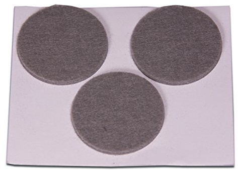 brinox b76080g – Felt Gliders Synthetic (Diameter 42 mm) Grey