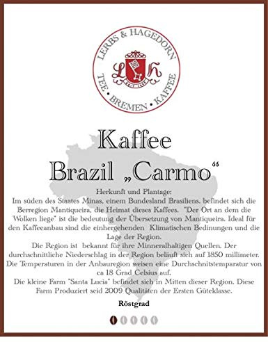 Brazil „Carmo“ Kaffee 1kg