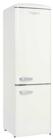 FrigeluX Réfrigérateur Combiné Retro Vintage Crème 244L CB255RCA++