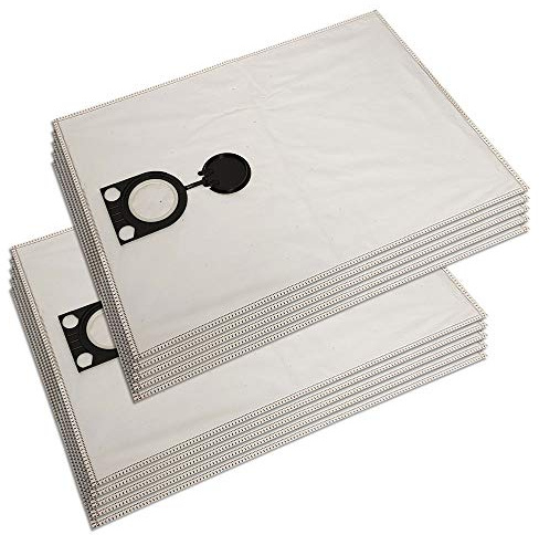 10 Vacuum Cleaner Dust Bags For METABO ASA 1200, ASA 1202, ASR 2025, ASA 2025, ASR 35 H, ASR 35 M, SPIT AC1600 (25 liter)