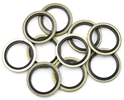 A ABSOPRO Huile Broyage Rondelles 20mm ID. 28mm OD. Vidange Bouchon Joints (Ensemble de 10)