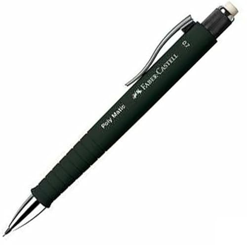 Faber-Castell Druckbleistift Poly Matic schwarz 0,7 mm (5 Stück)