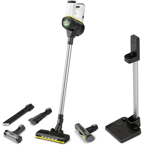 Kärcher VC 6 Cordless ourFamily Extra Aspirador de Mano inalámbrico, Blanco, Negro